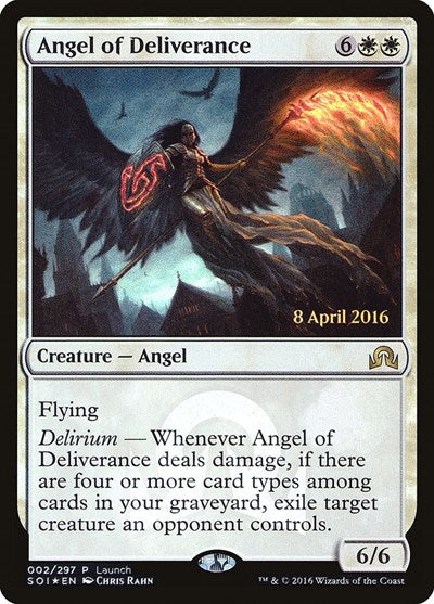Angel of Deliverance (Promos: Launch Party and Release Event) Light Play Foil