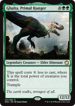 Ghalta, Primal Hunger (Magic Game Night 2019) Near Mint