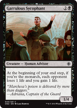 Garrulous Sycophant (Conspiracy: Take the Crown) Near Mint