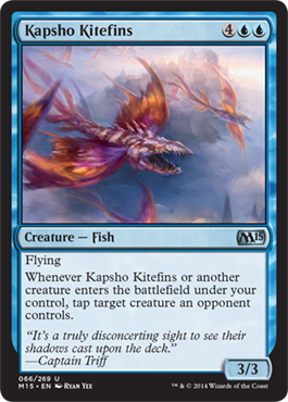 Kapsho Kitefins (Magic 2015 Core Set) Medium Play