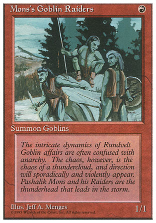 Mons's Goblin Raiders (4th Edition) Medium Play