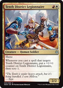 Tenth District Legionnaire (War of the Spark) Near Mint Foil