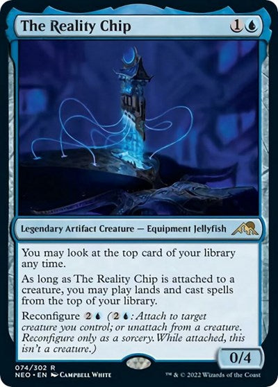 The Reality Chip (Kamigawa: Neon Dynasty) Near Mint Foil