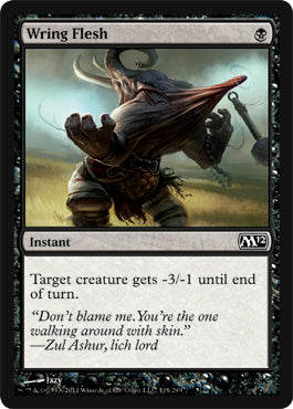 Wring Flesh (Magic 2012 Core Set) Medium Play