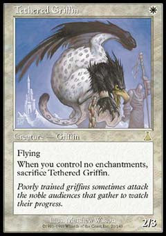 Tethered Griffin (Urza's Destiny) Medium Play