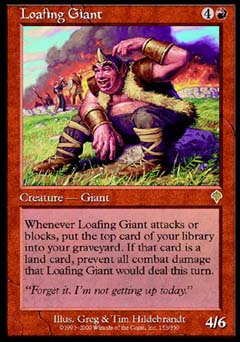 Loafing Giant (Invasion) Medium Play