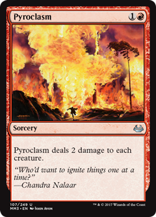 Pyroclasm (Modern Masters 2017) Medium Play Foil