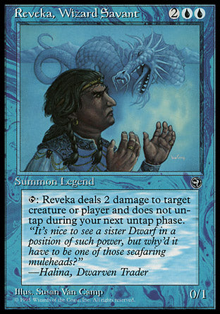 Reveka, Wizard Savant (Homelands) Medium Play