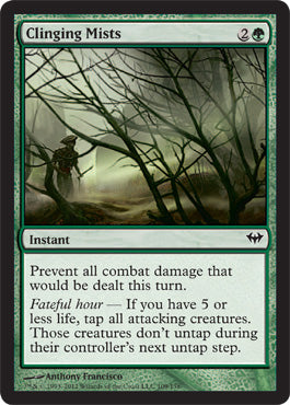 Clinging Mists (Dark Ascension) Near Mint Foil