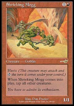 Shrieking Mogg (Nemesis) Light Play Foil