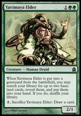 Yavimaya Elder (Commander) Medium Play
