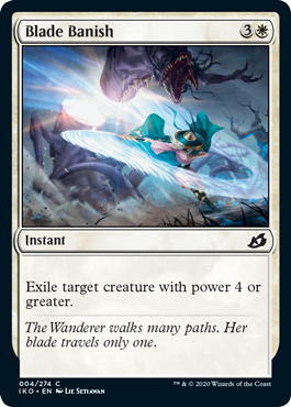 Blade Banish (Ikoria: Lair of Behemoths) Near Mint Foil