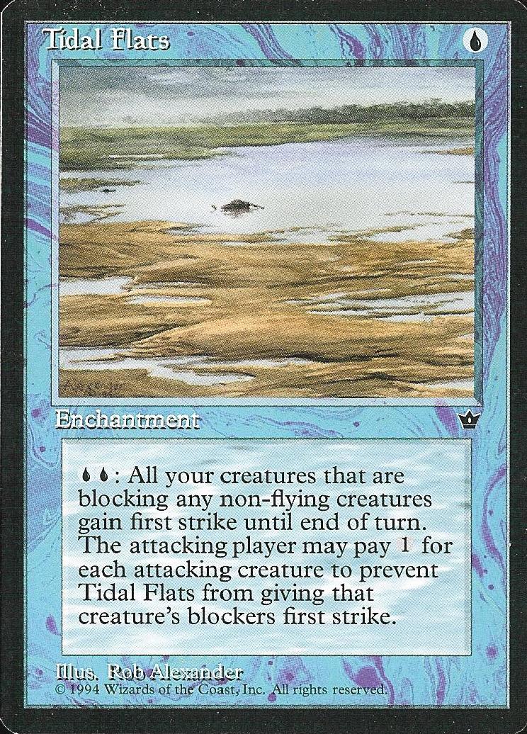 Tidal Flats (1) (Fallen Empires) Medium Play