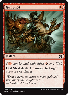 Gut Shot (Modern Masters 2015) Medium Play Foil