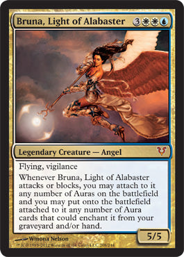 Bruna, Light of Alabaster (Avacyn Restored) Near Mint Foil