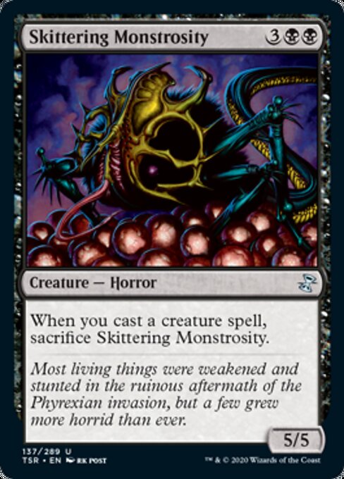 Skittering Monstrosity (Time Spiral Remastered) Medium Play Foil