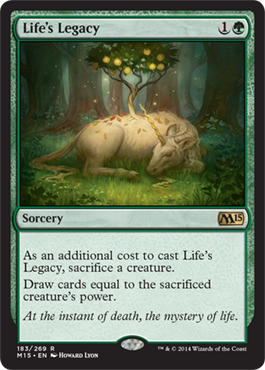 Life's Legacy (Magic 2015 Core Set) Light Play