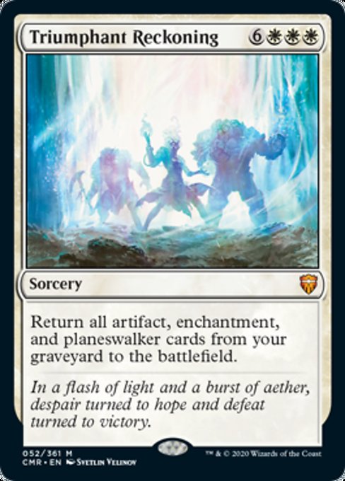 Triumphant Reckoning (Commander Legends) Light Play