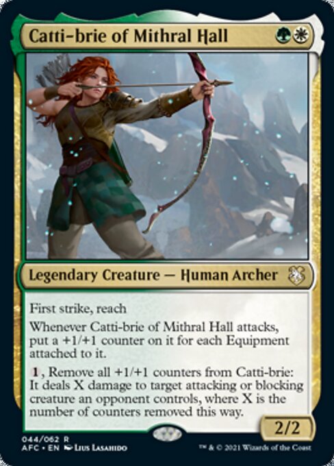 Catti-brie of Mithral Hall (Commander 2021 Forgotten Realms) Near Mint