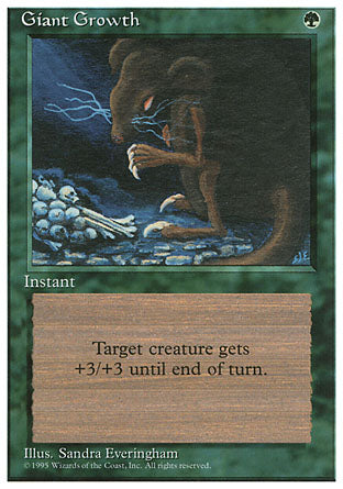 Giant Growth (4th Edition) Medium Play