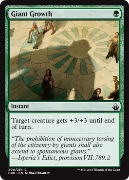 Giant Growth (Battlebond) Near Mint