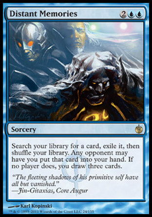 Distant Memories (Mirrodin Besieged) Medium Play