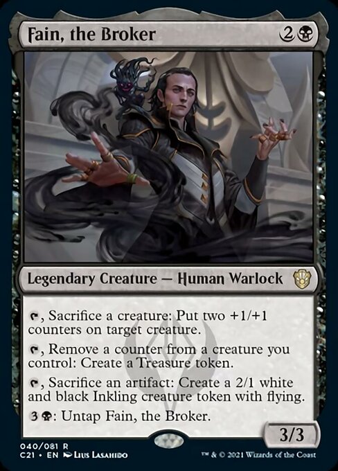 Fain, the Broke (Commander 2021 Strixhaven) Light Play
