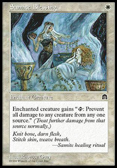 Samite Blessing (Stronghold) Medium Play