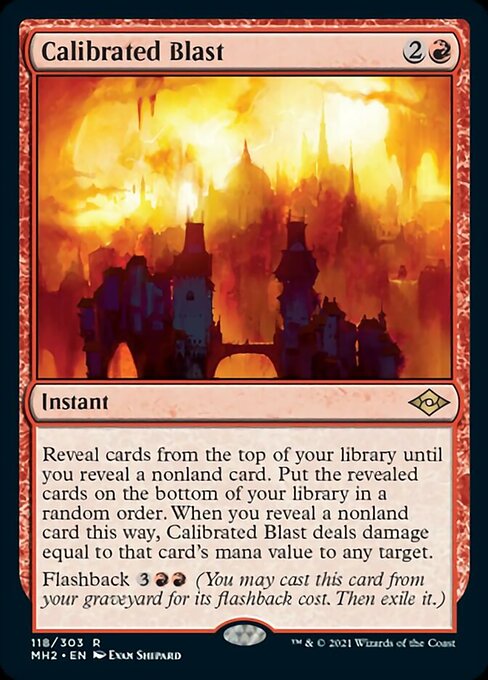 Calibrated Blast (Modern Horizons 2) Light Play