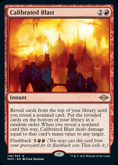 Calibrated Blast (Modern Horizons 2) Near Mint Foil