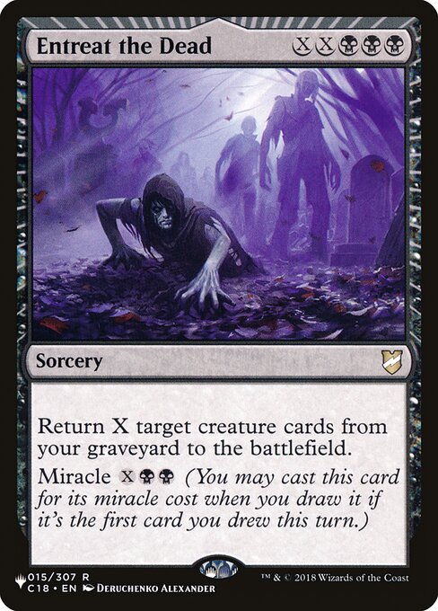 Entreat the Dead (The List) Near Mint