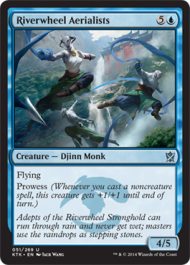 Riverwheel Aerialists (Khans of Tarkir) Near Mint