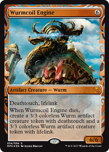 Wurmcoil Engine (Kaladesh Inventions) Light Play Foil