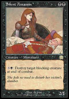 Silent Assassin (Mercadian Masques) Medium Play