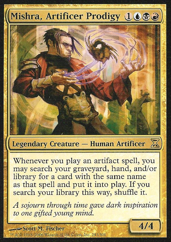 Mishra, Artificer Prodigy (Time Spiral) Light Play Foil