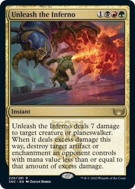 Unleash the Inferno (Streets of New Capenna) Near Mint