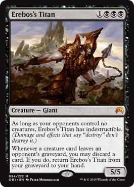 Erebos's Titan (Magic Origins) Medium Play Foil