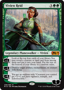 Vivien Reid (Magic 2019 Core Set) Near Mint Foil