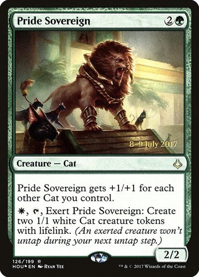 Pride Sovereign (Promos: Prerelease Cards) Medium Play Foil