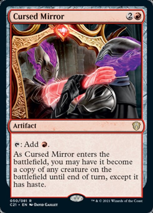 Cursed Mirror (Commander 2021 Strixhaven) Light Play