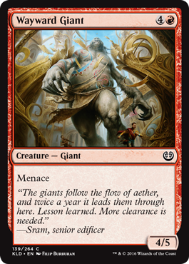 Wayward Giant (Kaladesh) Near Mint