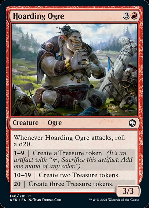 Hoarding Ogre (Adventures in the Forgotten Realms) Near Mint Foil