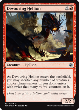 Devouring Hellion (War of the Spark) Near Mint