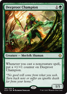 Deeproot Champion (Ixalan) Medium Play