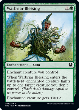 Warbriar Blessing (Theros Beyond Death) Near Mint Foil