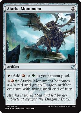 Atarka Monument (Dragons of Tarkir) Near Mint Foil