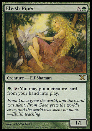 Elvish Piper (10th Edition) Medium Play