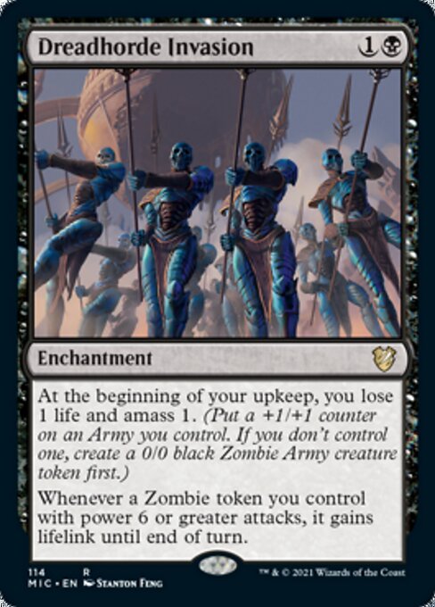 Dreadhorde Invasion (Commander 2021 Midnight Hunt) Light Play
