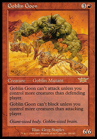 Goblin Goon (Legions) Near Mint Foil