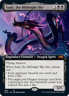Junji, the Midnight Sky (Extended Art) (Kamigawa: Neon Dynasty) Near Mint